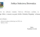 Zebranie wiejskie Sołectwa Drewnica - 19.05.2026 r.
