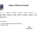 Zebranie wiejskie Sołectwa Jantar - 12.05.2026 r.
