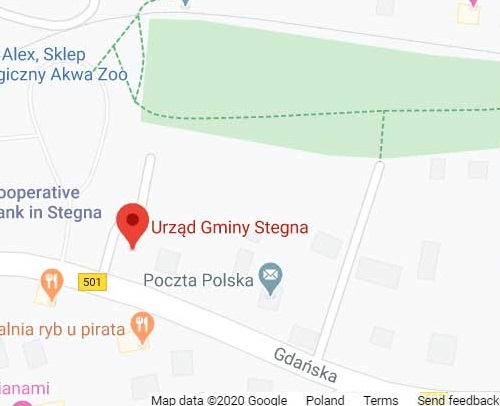 Urząd Gminy w Stegnie - mapa